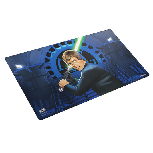 Gamegenic - Star Wars Unlimited - Ashes of the Empire - Double Sided Game Mat - Jedi Luke Skywalker/Emperor Palpatine