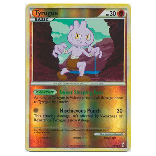 Pokemon - Call of Legends - (Reverse Holo) - Tyrogue 36/95