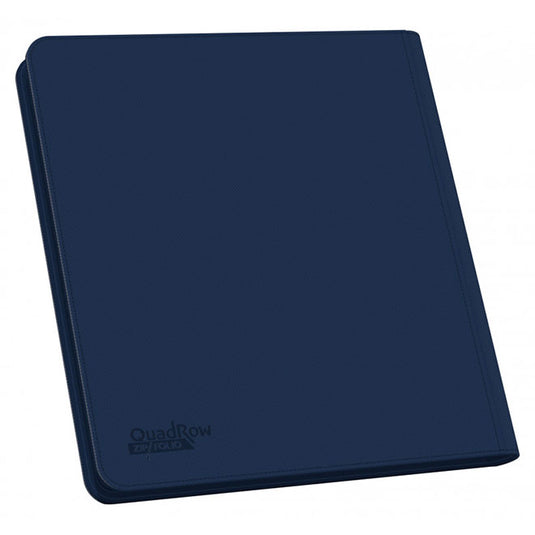 Ultimate Guard - QUADROW Zipfolio 480 - 24-Pocket XenoSkin - Blue