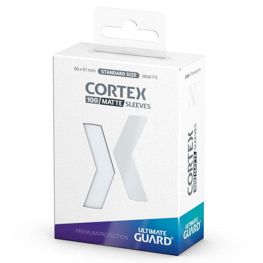 Ultimate Guard - Cortex Sleeves Standard Size - Matte Transparent (100 Sleeves)