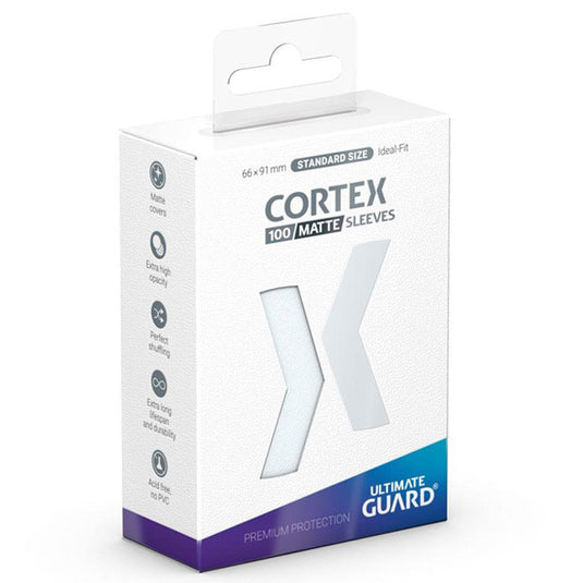 Ultimate Guard - Cortex Sleeves Standard Size - Matte Transparent (100 Sleeves)