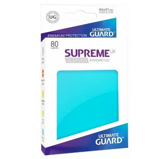 Ultimate Guard - Supreme UX Sleeves Standard Size - Aquamarine (80 Sleeves)