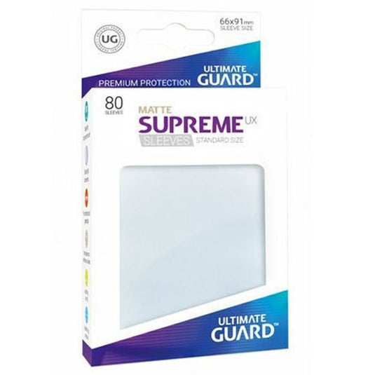 Ultimate Guard - Supreme UX Sleeves Standard Size - Frosted (80 Sleeves)