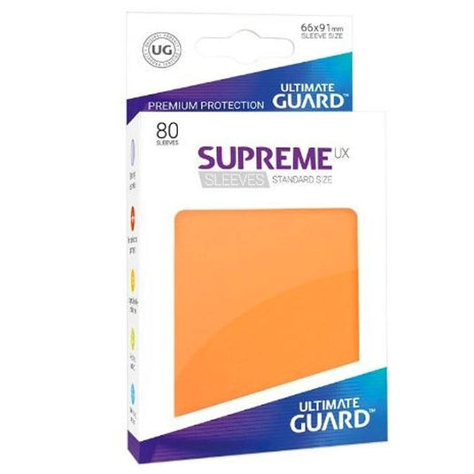 Ultimate Guard - Supreme UX Sleeves Standard Size - Orange (80 Sleeves)