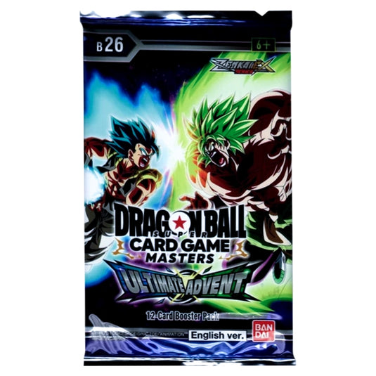 Dragon Ball Super Card Game - Masters Zenkai Series - B26 - Ultimate Advent - Booster Pack