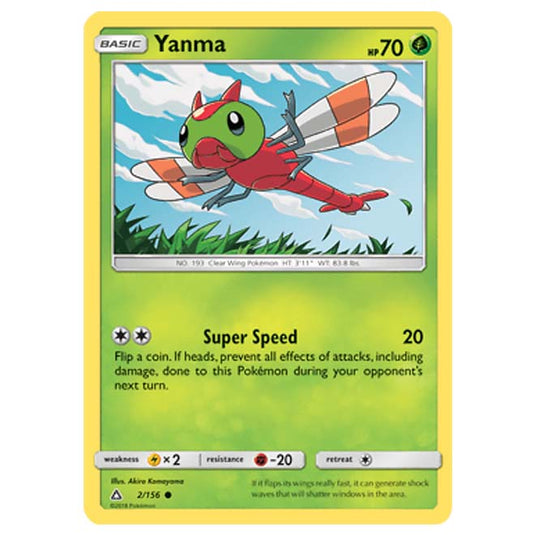 Pokemon - Sun & Moon - Ultra Prism - Yanma - 2/156