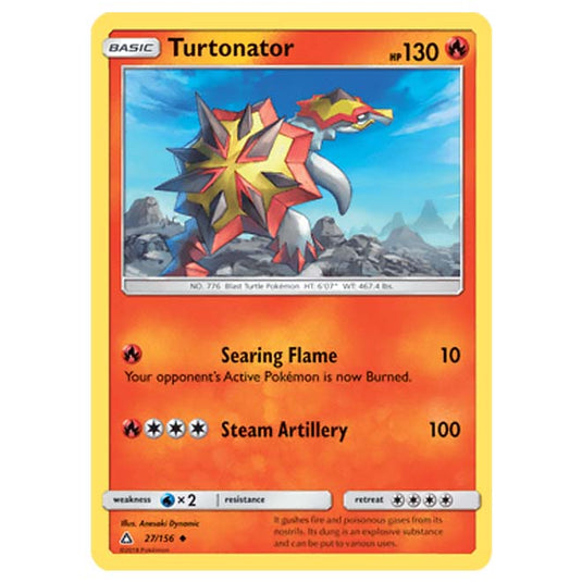 Pokemon - Sun & Moon - Ultra Prism - Turtonator - 27/156