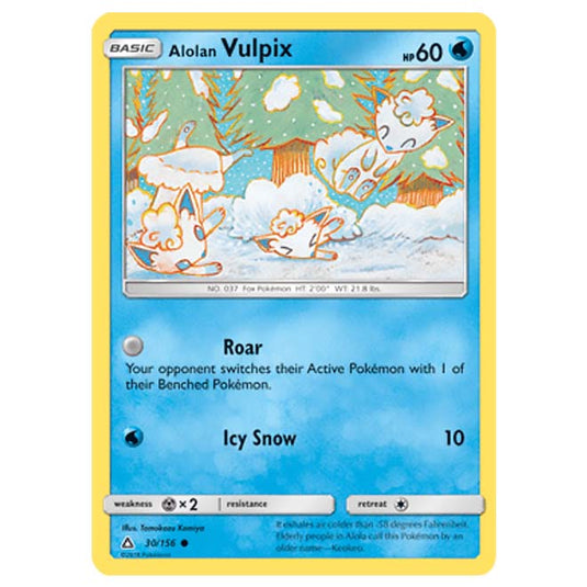 Pokemon - Sun & Moon - Ultra Prism - Alolan Vulpix - 30/156