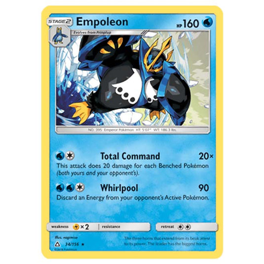 Pokemon - Sun & Moon - Ultra Prism - Empoleon - 34/156