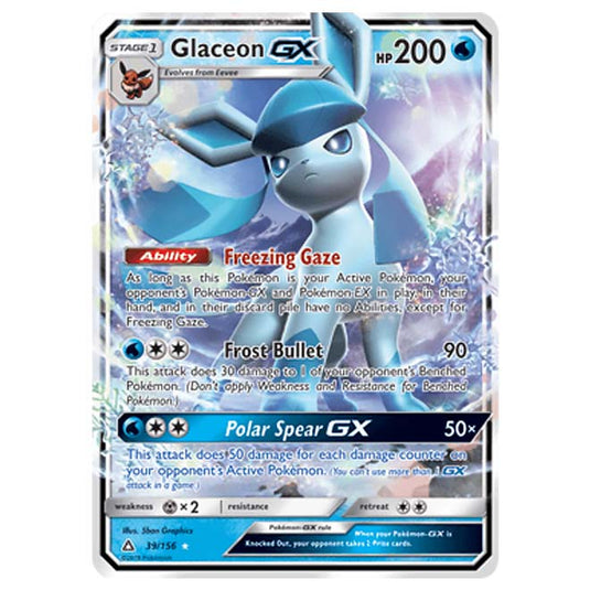 Pokemon - Sun & Moon - Ultra Prism - Glaceon-GX - 39/156