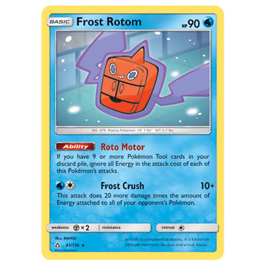 Pokemon - Sun & Moon - Ultra Prism - Frost Rotom - 41/156