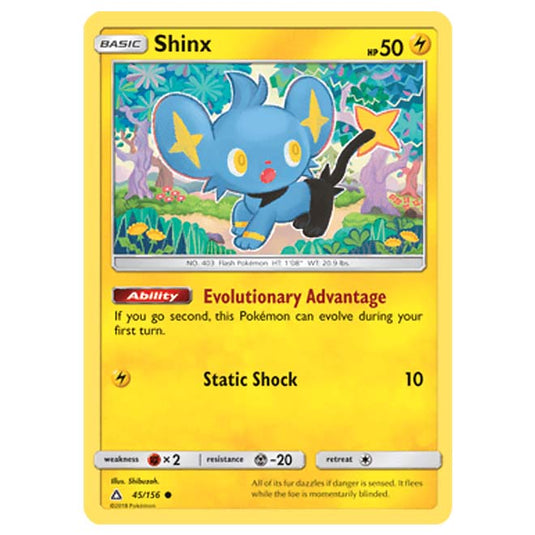 Pokemon - Sun & Moon - Ultra Prism - Shinx - 45/156