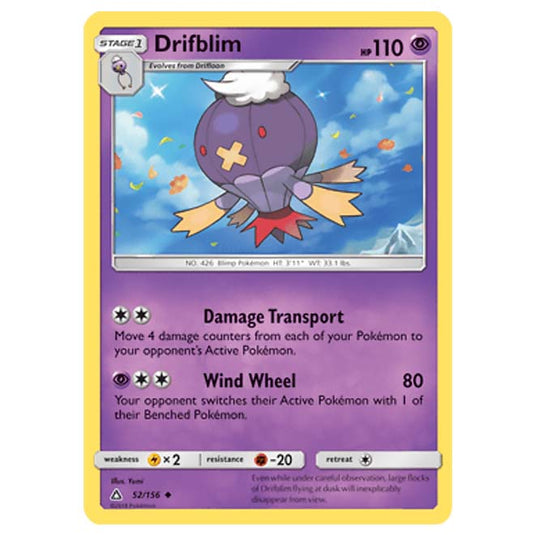 Pokemon - Sun & Moon - Ultra Prism - Drifblim - 52/156