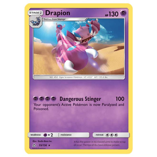 Pokemon - Sun & Moon - Ultra Prism - Drapion - 55/156