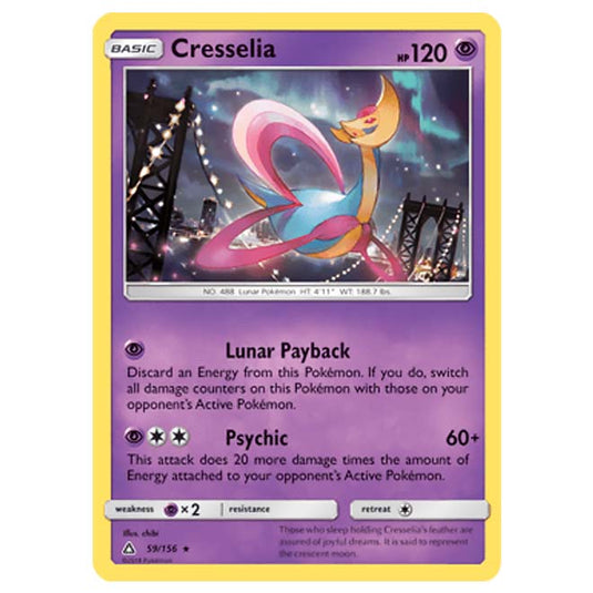 Pokemon - Sun & Moon - Ultra Prism - Cresselia - 59/156