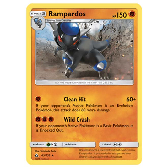 Pokemon - Sun & Moon - Ultra Prism - Rampardos - 65/156