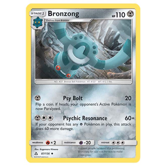 Pokemon - Sun & Moon - Ultra Prism - Bronzong - 87/156