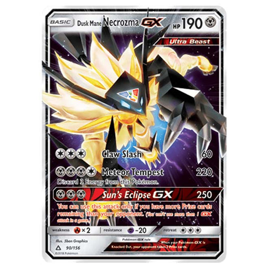 Pokemon - Sun & Moon - Ultra Prism - Dusk Mane Necrozma-GX - 90/156