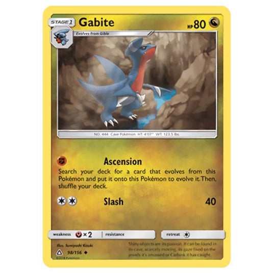 Pokemon - Sun & Moon - Ultra Prism - Gabite - 98/156