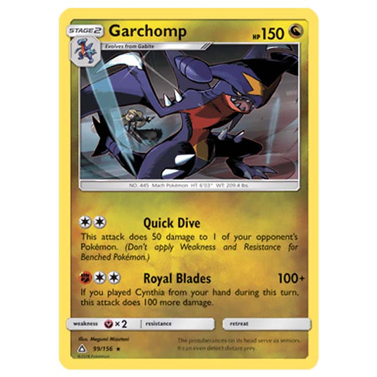 Pokemon - Sun & Moon - Ultra Prism - Garchomp - 99/156