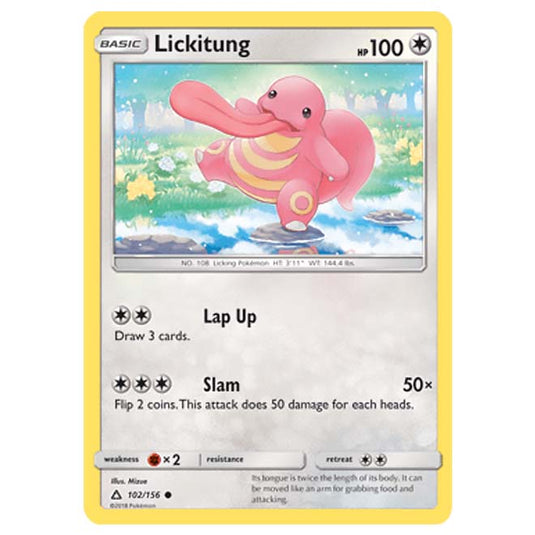 Pokemon - Sun & Moon - Ultra Prism - Lickitung - 102/156