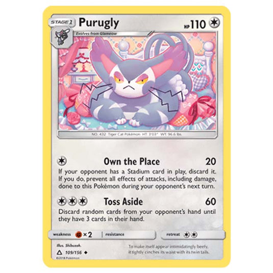 Pokemon - Sun & Moon - Ultra Prism - Purugly - 109/156