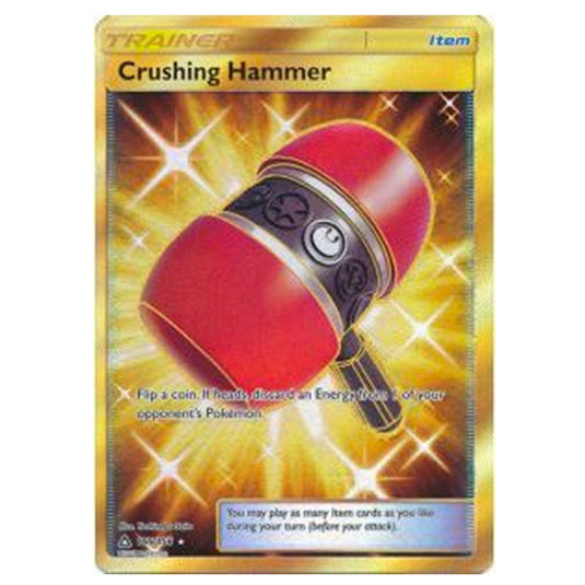 Pokemon - Sun & Moon - Ultra Prism - Crushing Hammer (Secret Rare) - 166/156