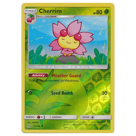 Pokemon - Sun & Moon - Ultra Prism - (Reverse Holo) - Cherrim - 11/156