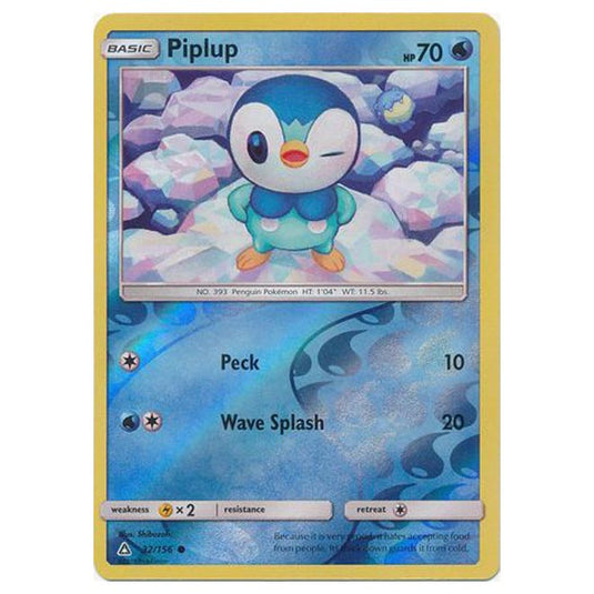 Pokemon - Sun & Moon - Ultra Prism - (Reverse Holo) - Piplup - 32/156