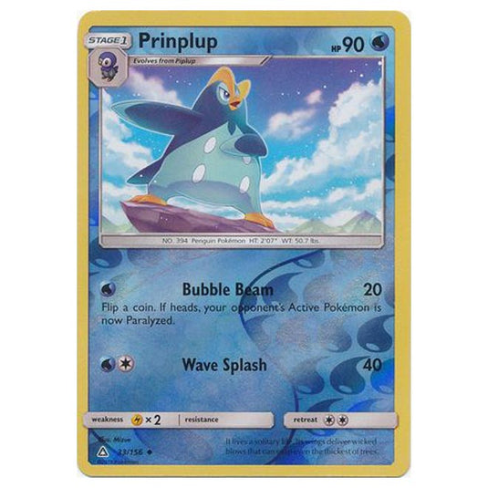 Pokemon - Sun & Moon - Ultra Prism - (Reverse Holo) - Prinplup - 33/156