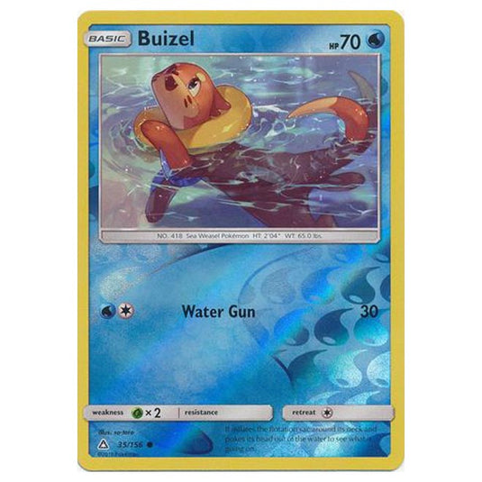 Pokemon - Sun & Moon - Ultra Prism - (Reverse Holo) - Buizel - 35/156