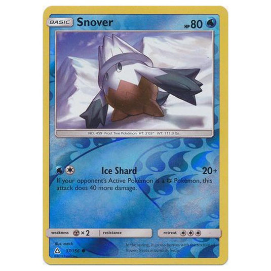 Pokemon - Sun & Moon - Ultra Prism - (Reverse Holo) - Snover - 37/156