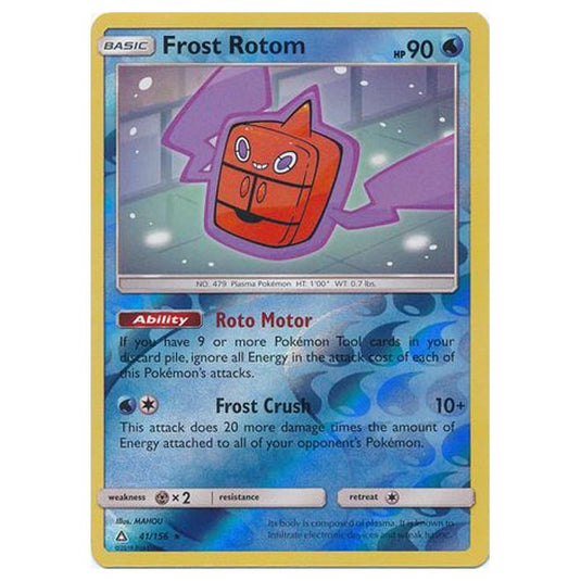 Pokemon - Sun & Moon - Ultra Prism - (Reverse Holo) - Frost Rotom - 41/156