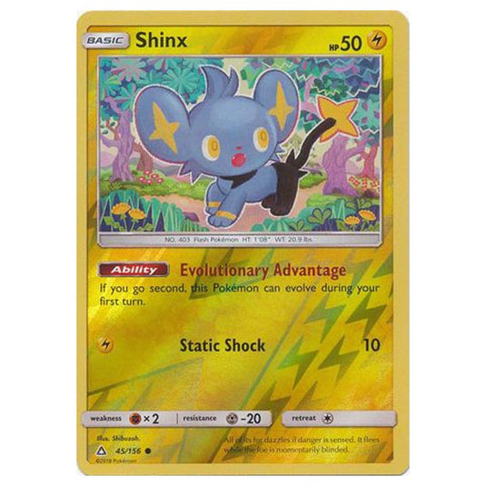 Pokemon - Sun & Moon - Ultra Prism - (Reverse Holo) - Shinx - 45/156