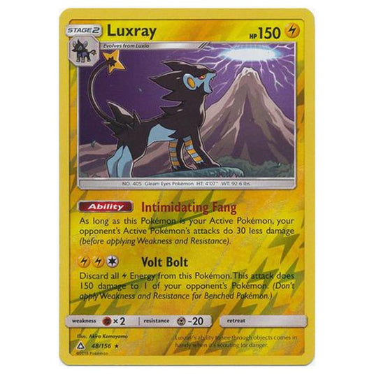 Pokemon - Sun & Moon - Ultra Prism - (Reverse Holo) - Luxray - 48/156