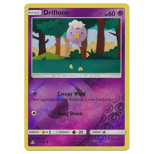 Pokemon - Sun & Moon - Ultra Prism - (Reverse Holo) - Drifloon - 51/156