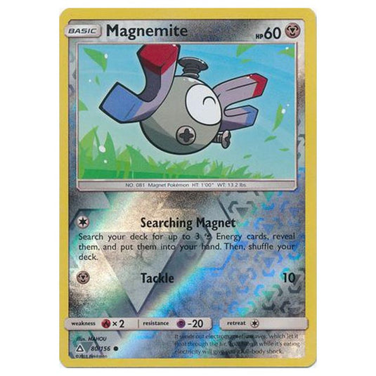 Pokemon - Sun & Moon - Ultra Prism - (Reverse Holo) - Magnemite - 80/156