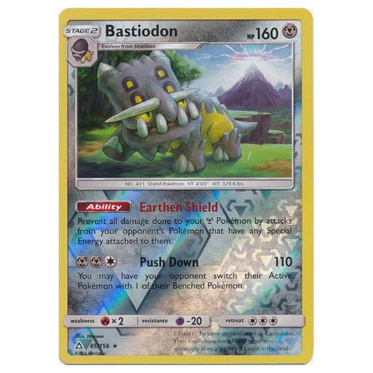 Pokemon - Sun & Moon - Ultra Prism - (Reverse Holo) - Bastiodon - 85/156