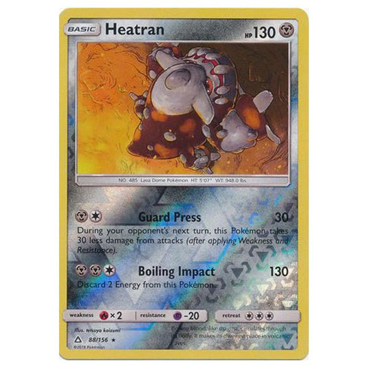 Pokemon - Sun & Moon - Ultra Prism - (Reverse Holo) - Heatran - 88/156