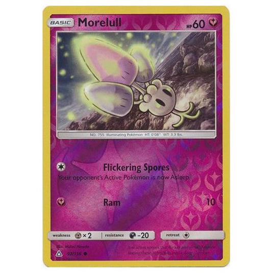 Pokemon - Sun & Moon - Ultra Prism - (Reverse Holo) - Morelull - 92/156