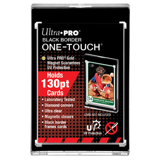 Ultra Pro - 130PT Black Border UV One-Touch Magnetic Holder