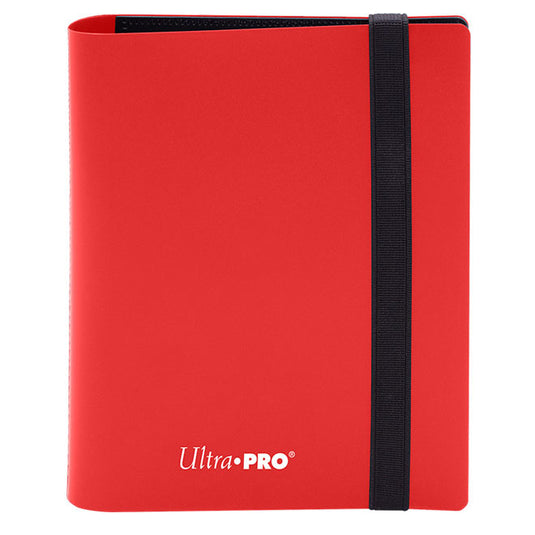 Ultra Pro - 2-Pocket PRO-Binder - Eclipse Apple Red