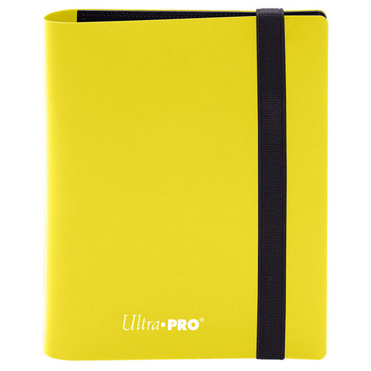 Ultra Pro - 2-Pocket PRO-Binder - Eclipse Lemon Yellow