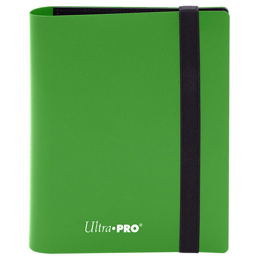 Ultra Pro - 2-Pocket PRO-Binder - Eclipse Lime Green