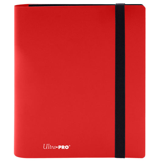 Ultra Pro - 4-Pocket PRO-Binder - Eclipse Apple Red