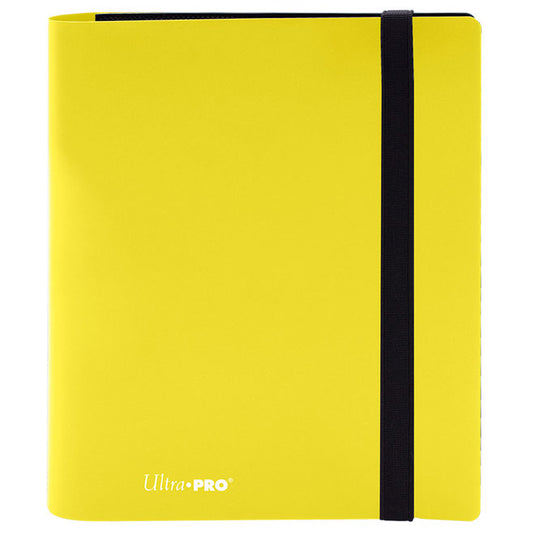 Ultra Pro - 4-Pocket PRO-Binder - Eclipse Lemon Yellow