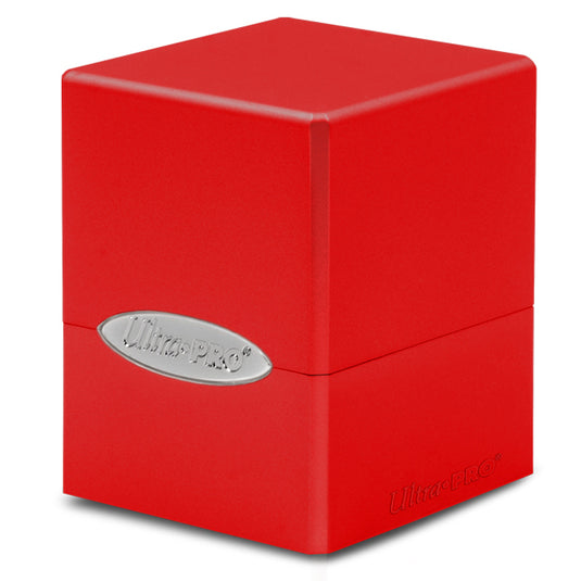 Ultra Pro - Deck Box - Satin Cube - Apple Red