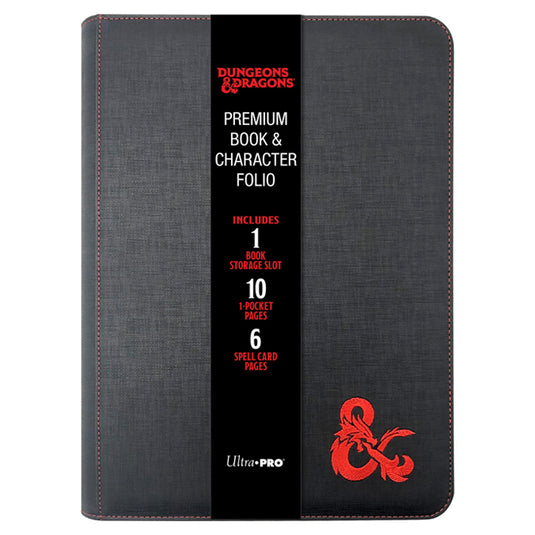 Ultra Pro - Dungeons & Dragons - Premium Zippered Book & Character Folio