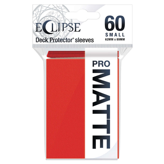 Ultra Pro - Eclipse Matte Small Sleeves - Apple Red (60 Sleeves)