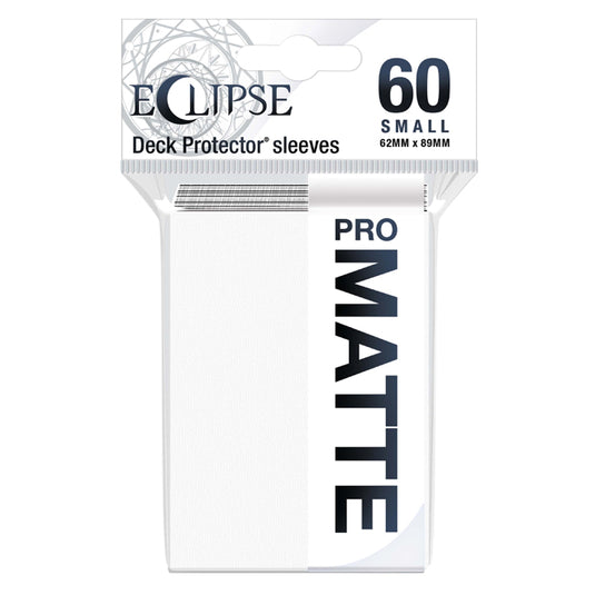 Ultra Pro - Eclipse Matte Small Sleeves - Arctic White (60 Sleeves)